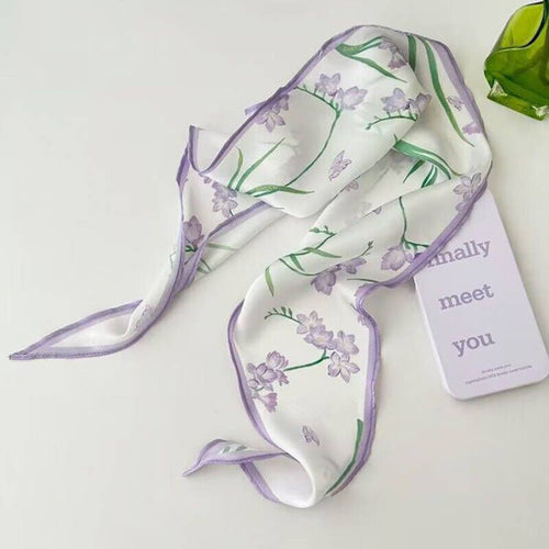 Long Silk Scarf (Random Style)