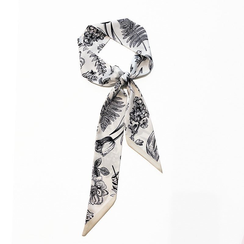 Long Silk Scarf (Random Style)