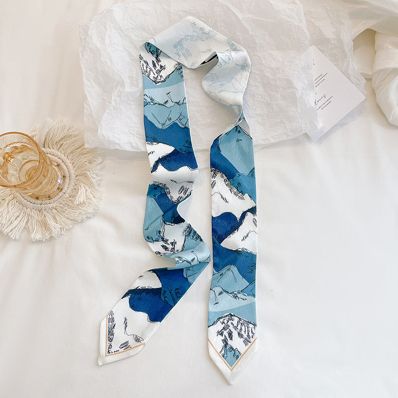 Long Silk Scarf (Random Style)