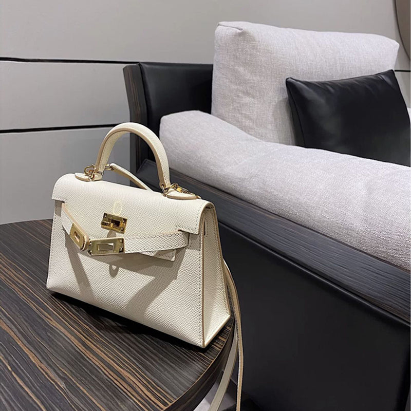 Mugrs Fashionable Crossbody Leather Kelly Bag