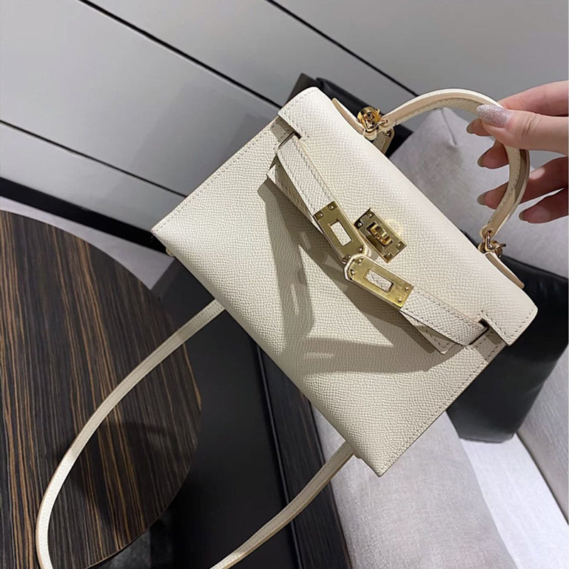 Mugrs Fashionable Crossbody Leather Kelly Bag