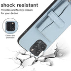 Mugrs™ IPhone Case Anti-Drop Cover Diagonal Card Purse Bag