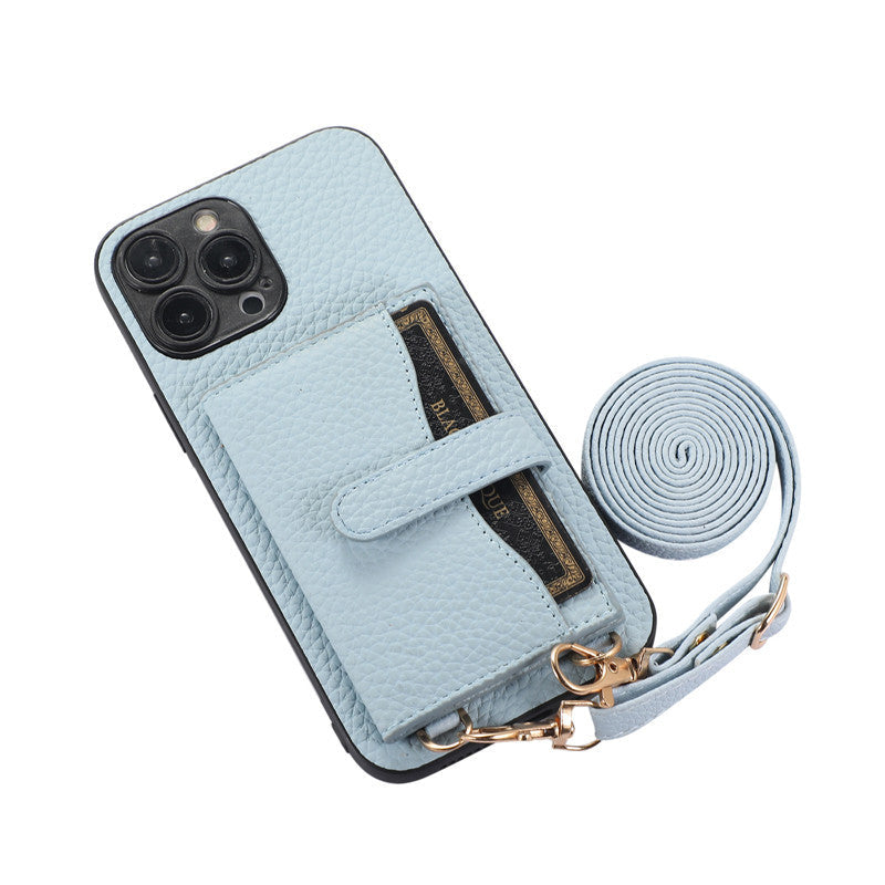 Mugrs™ IPhone Case Anti-Drop Cover Diagonal Card Purse Bag