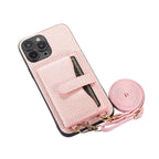 Mugrs™ IPhone Case Anti-Drop Cover Diagonal Card Purse Bag