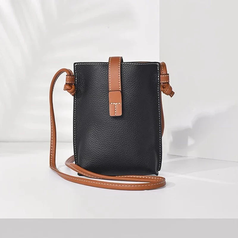 Mugrs™ Leather Sling Bag for Women-Cream