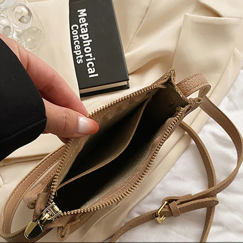 Mugrs™ Fashion Mini Mobile Phone Bag, Zipper Crossbody Bag, 4 Colors