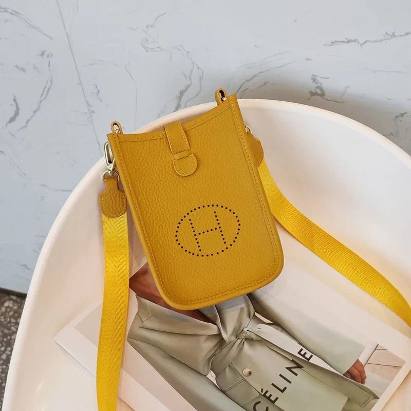 Mugrs Trendy Soft Leather Crossbody Mobile Phone Bag