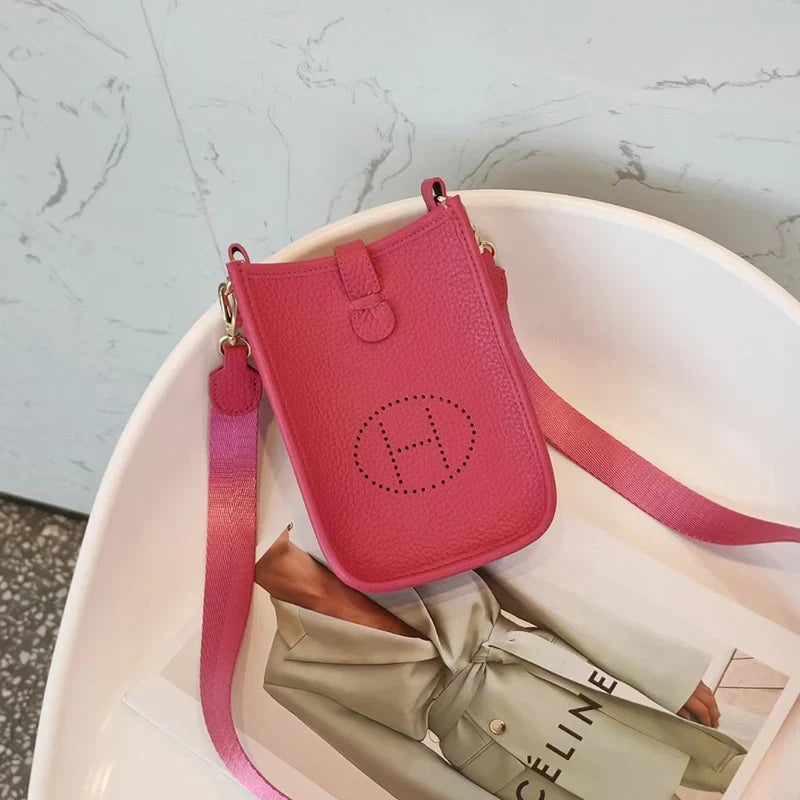 Mugrs Trendy Soft Leather Crossbody Mobile Phone Bag