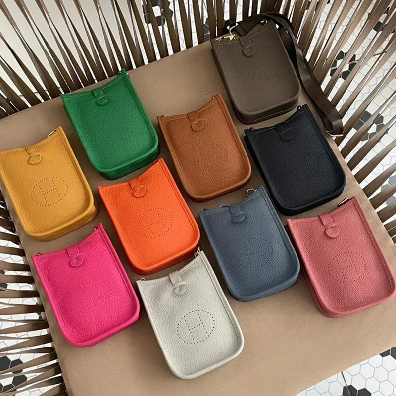 Mugrs Trendy Soft Leather Crossbody Mobile Phone Bag