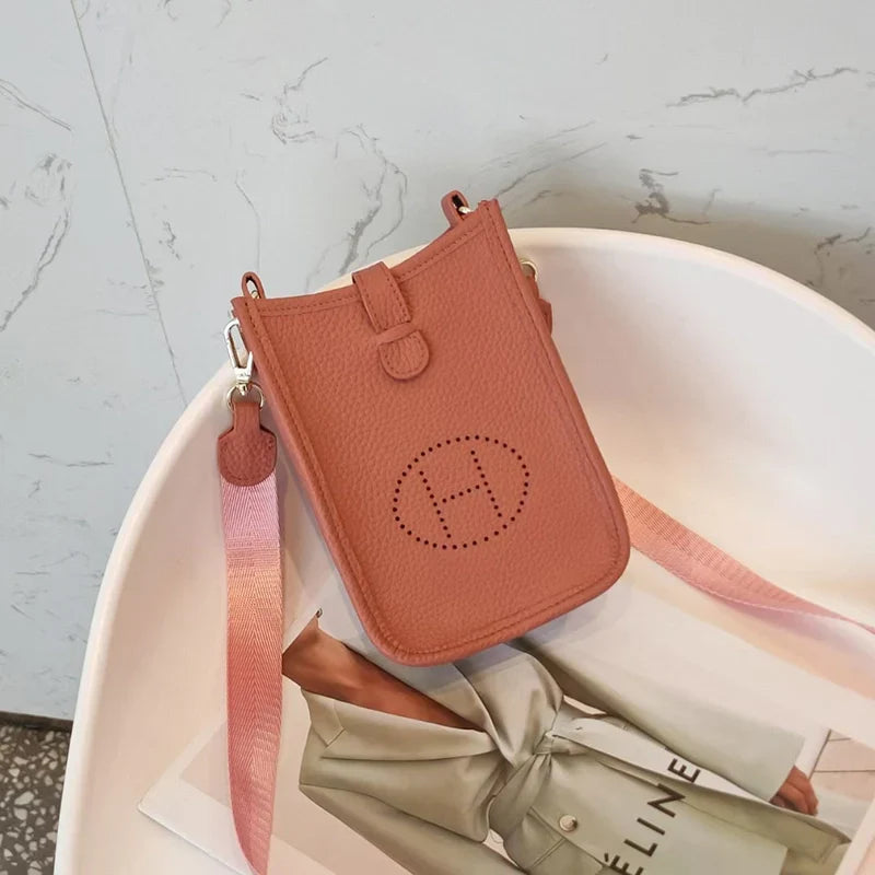 Mugrs Trendy Soft Leather Crossbody Mobile Phone Bag