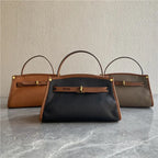 Mugrs™ Chic Leather Kelly Tote Bag