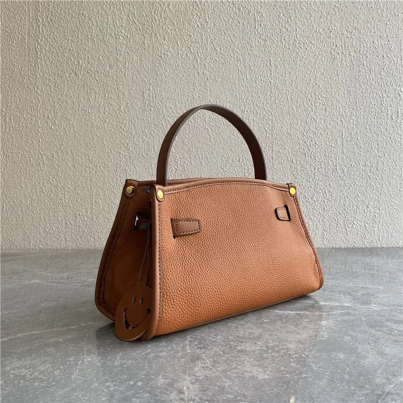 Mugrs™ Chic Leather Kelly Tote Bag