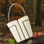 Mugrs™ Leather Patchwork Mini Bucket Bag
