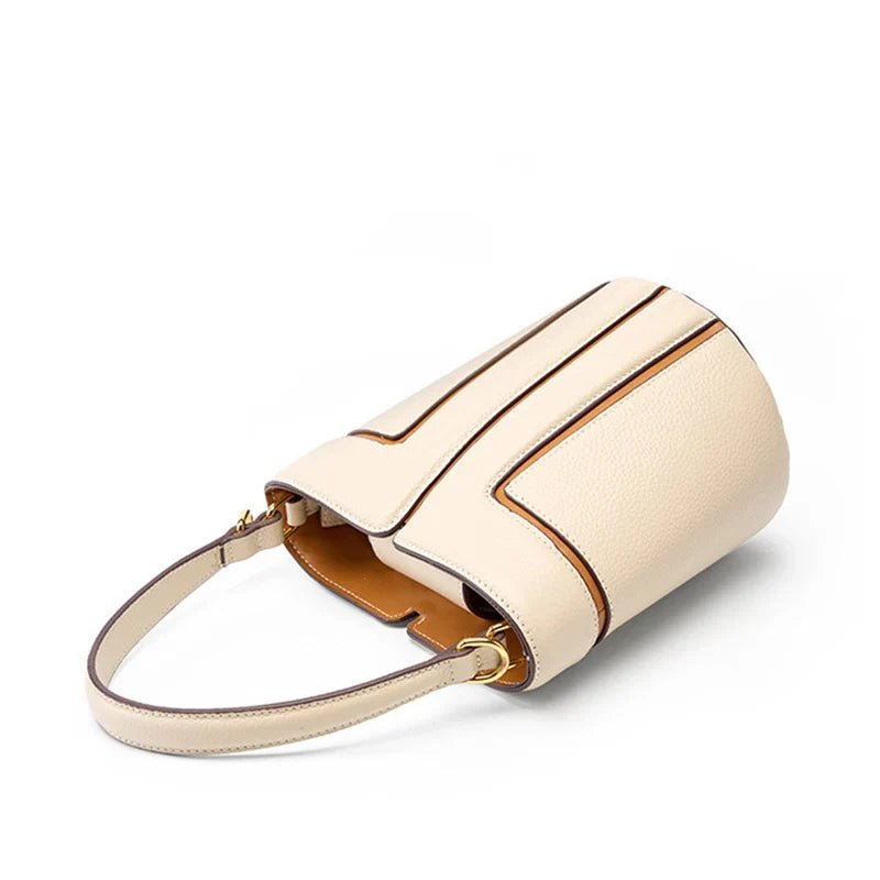 Mugrs™ Leather Patchwork Mini Bucket Bag