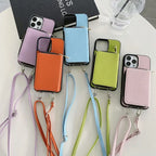 Mugrs™ Vegan Leather Crossbody Phone Case with Long Strap