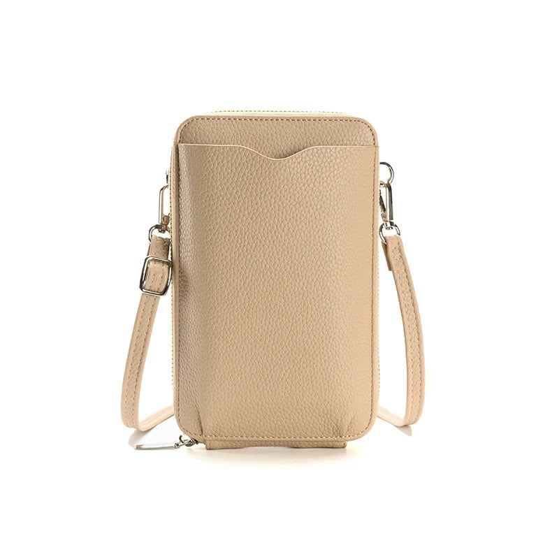 Mugrs™ Stylish Vegan Leather Crossbody Mobile Phone Bag