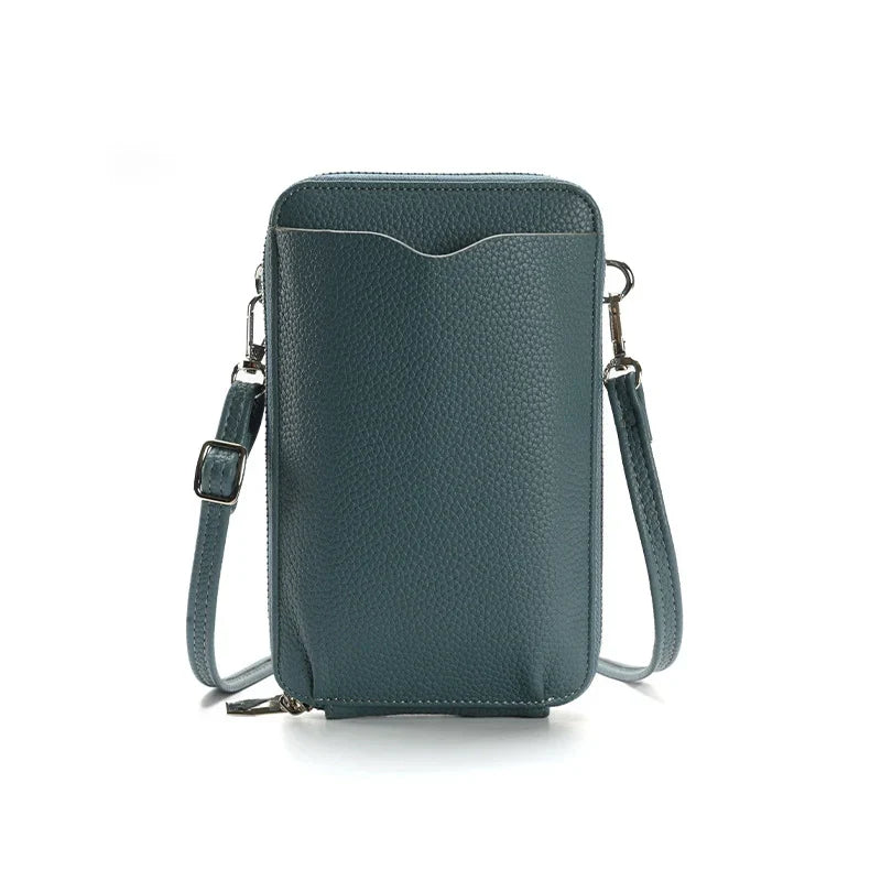 Mugrs™ Stylish Vegan Leather Crossbody Mobile Phone Bag