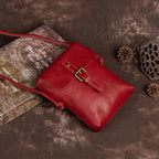 Mugrs™ Vegan Leather Bucket Crossbody Phone Bag