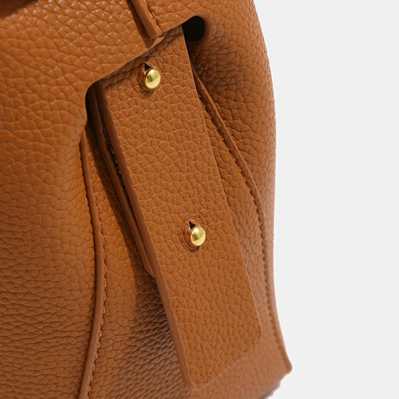 Mugrs™ Soft Leather Bucket Bag With Large Capacity
