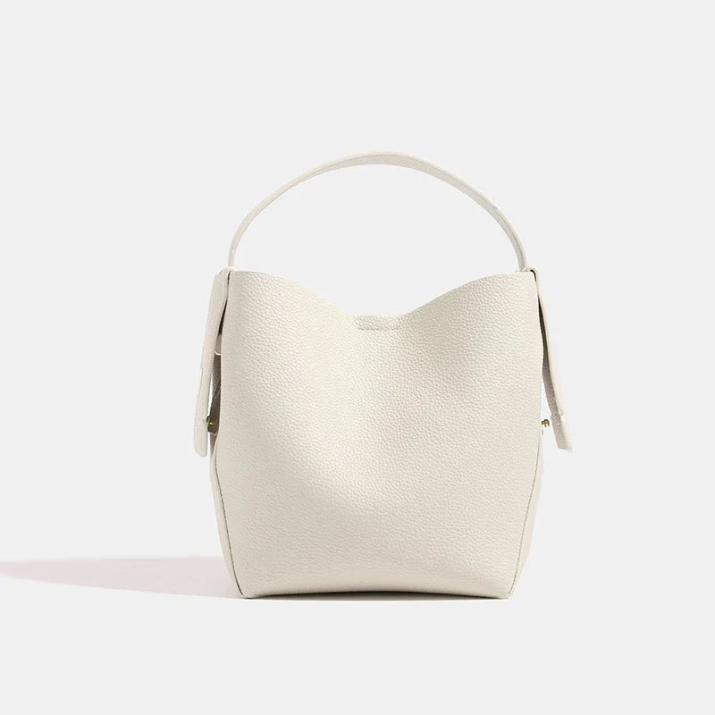 Mugrs™ Soft Leather Bucket Bag With Large Capacity