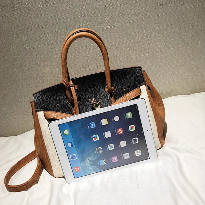 Mugrs™ Top Handle Shoulder Kelly Tote Handbags