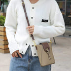Mugrs™ Popper Leather Crossbody Phone Bag