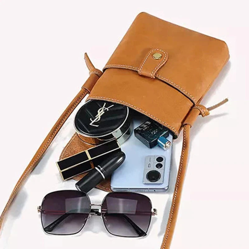 Mugrs™ Mini Leather Crossbody Purse Phone Bag