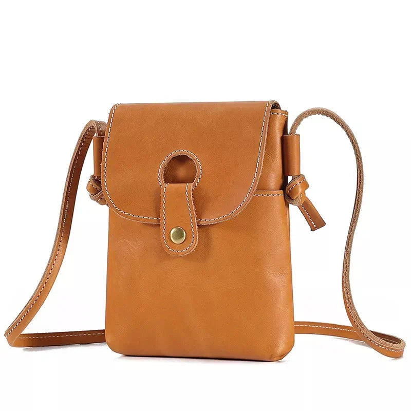 Mugrs mini leather crossbody purse phone bag compact design