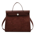 Mugrs™ Vintage Vegan Leather Crossbody Kelly Bag