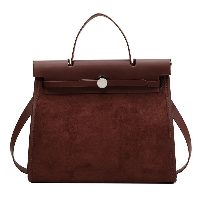 Mugrs™ Vintage Vegan Leather Crossbody Kelly Bag