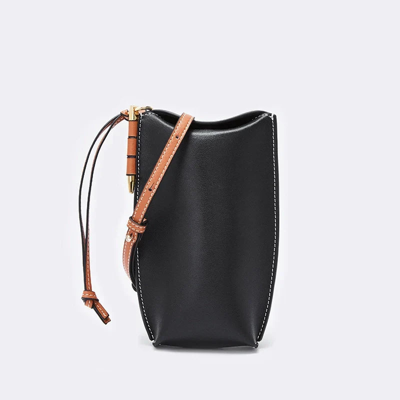 Mugrs™ Leather Crossbody Bag Mobile Phone Bag-White