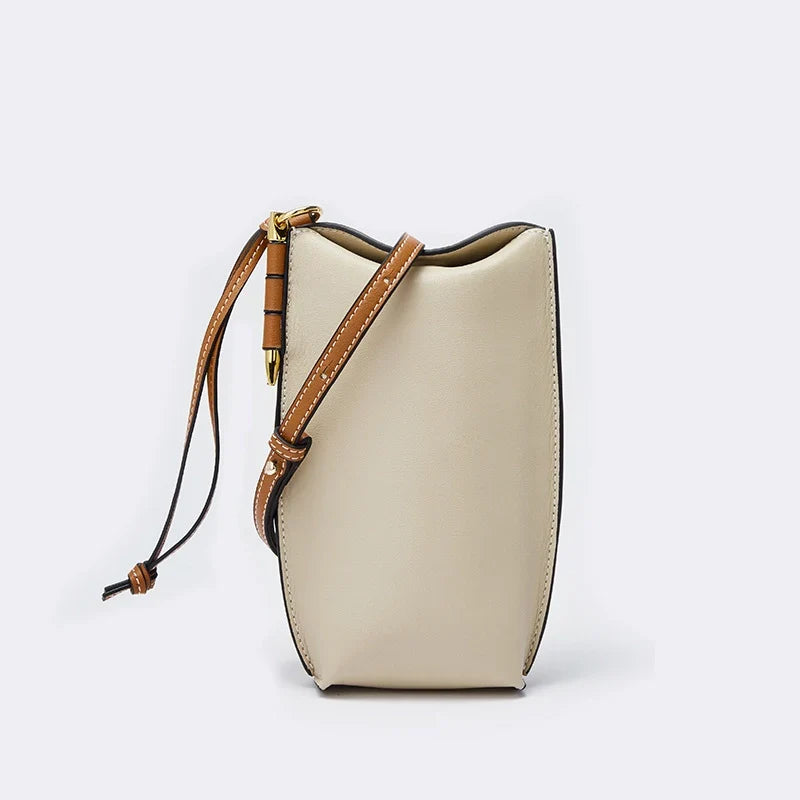 Mugrs™ Leather Crossbody Bag Mobile Phone Bag-Black
