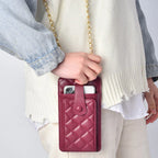 Mugrs™ Woven Vegan Crossbody Phone Bag, Card Holder