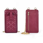 Mugrs™ Woven Vegan Crossbody Phone Bag, Card Holder