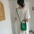 Mugrs™ Bucket Bag  Pure Vegetable Vegan Leather Crossbody Bag