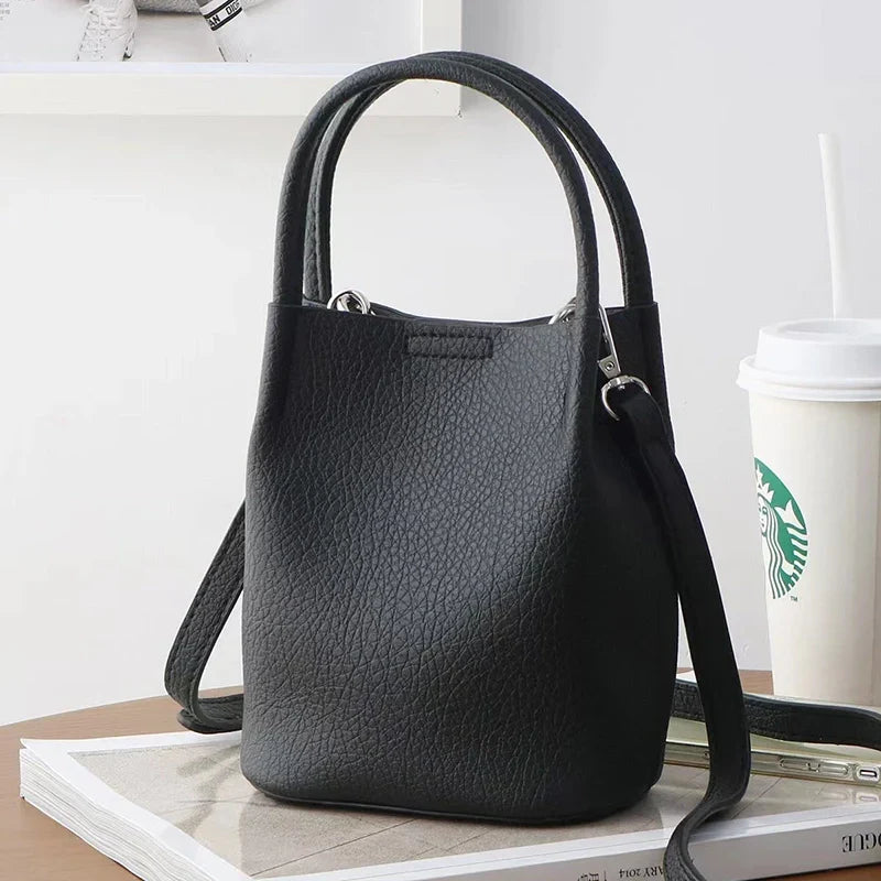Mugrs™ Bucket Bag  Pure Vegetable Vegan Leather Crossbody Bag
