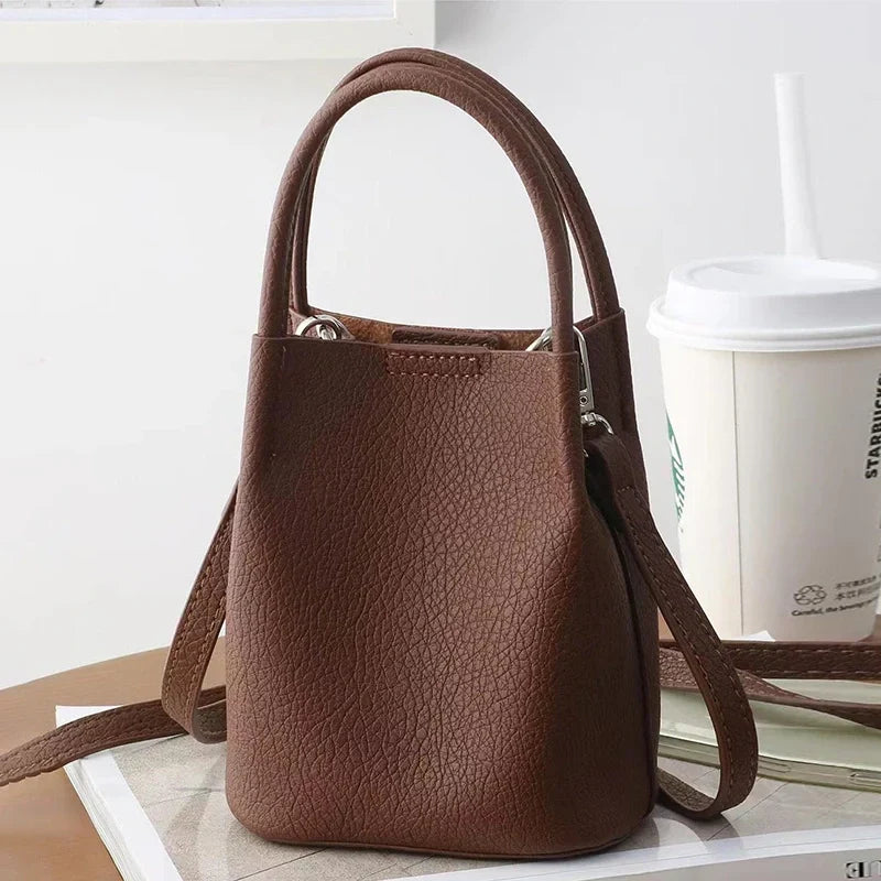 Mugrs™ Bucket Bag  Pure Vegetable Vegan Leather Crossbody Bag