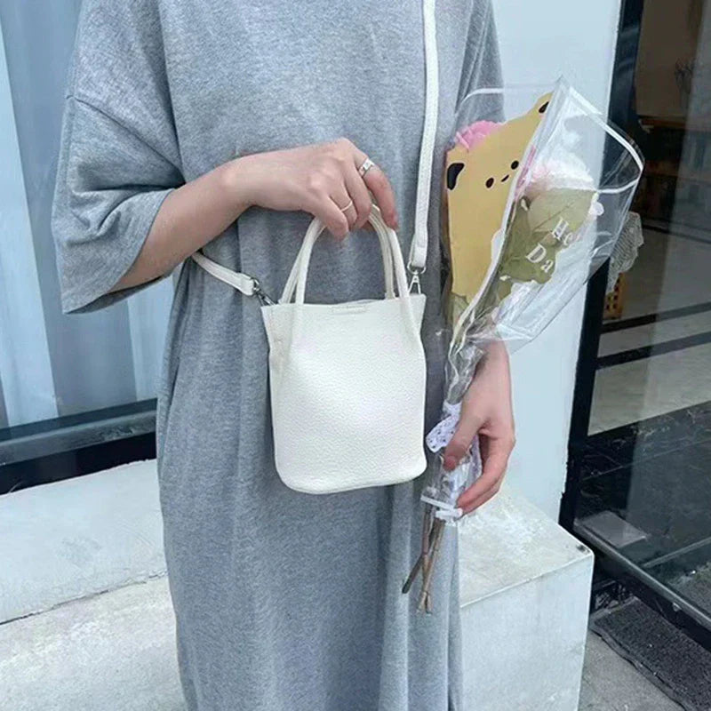 Mugrs™ Bucket Bag  Pure Vegetable Vegan Leather Crossbody Bag