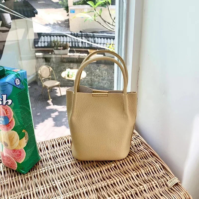 Mugrs™ Bucket Bag  Pure Vegetable Vegan Leather Crossbody Bag