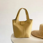 Mugrs™ Basket Versatile Leather Bucket Bag