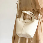 Mugrs™ Basket Versatile Leather Bucket Bag