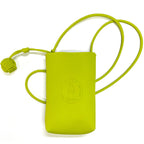 Mugrs classic avoado green vegan leather crossbody cell phone bag with embossed for women